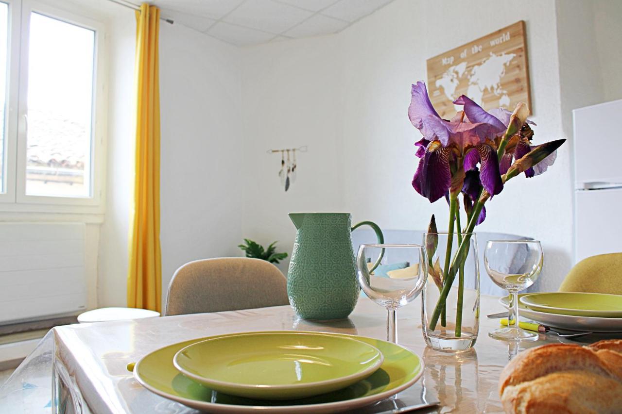Appartement Le Mimosa - Apparts Cosy Villeneuve-de-Berg Eksteriør billede